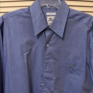 Lacoste Men's Casual Blue Sport Shirt